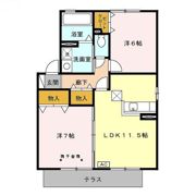 HeightsDの間取り画像