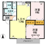 ビバリーヒルズの間取り画像
