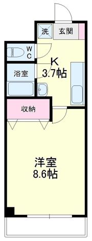 ライフ第6マンション藤枝駅前の間取り画像
