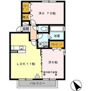フレグラント Bの間取り画像