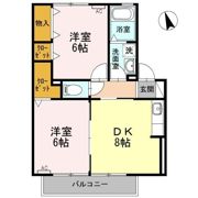 フォレスト Bの間取り画像