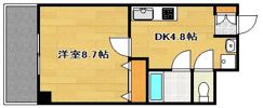 ライフ第6マンション藤枝駅前の間取り画像