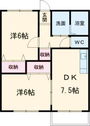 サン・ヴィラ神戸Aの間取り画像