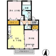 ヴィラージュの間取り画像