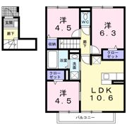 Pleasure（プレジャー）の間取り画像