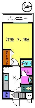 フジパレス吉見の間取り画像