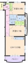 ベルフラワー壱番館の間取り画像