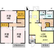 アリビオ黒田の間取り画像