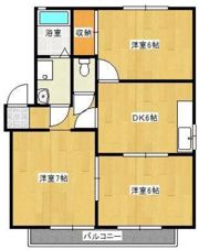 たんぽぽⅠの間取り画像