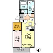 D-room初馬の間取り画像