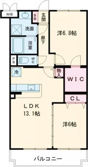 シャルマンⅡの間取り画像