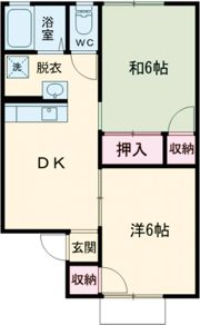 セジュールヴェルドミールAの間取り画像