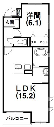 エル・ブルーの間取り画像