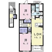 オリーブタウンBの間取り画像