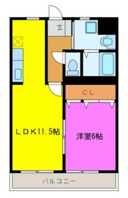 アスティオンⅡの間取り画像
