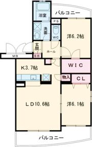 アンジェリークの間取り画像