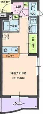 リリアーレの間取り画像