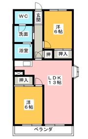 HARMONY（ハーモニー）の間取り画像