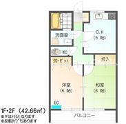 ハイツWEALⅡの間取り画像