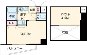 エステムコート神戸県庁前IIIフィエルテの間取り画像