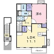 サニーヒルBの間取り画像
