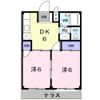 サンハイツAの間取り画像