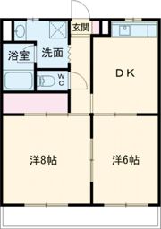 メゾンドフルールの間取り画像