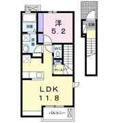 グレイスフル やがみ Ⅲの間取り画像