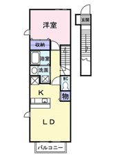 ベルメゾンの間取り画像