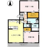 シェーン ヴェルデ Bの間取り画像