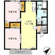 ヴァンセジュールⅠ Bの間取り画像