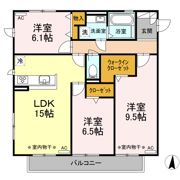 Win's Garden Bの間取り画像