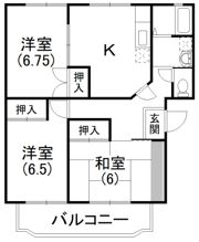 ロイヤルシティマンション初生の間取り画像