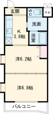 プリムロウズの間取り画像