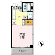 棒屋第2城北ハイツの間取り画像