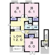 カーサ・フィオーレAの間取り画像