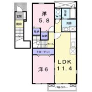 ヴィッセン有田 Ⅱの間取り画像