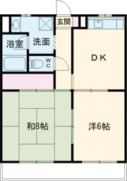 エステートミューズⅡの間取り画像