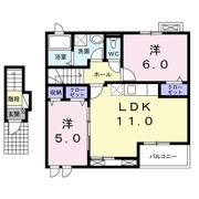 アニメイトⅡの間取り画像
