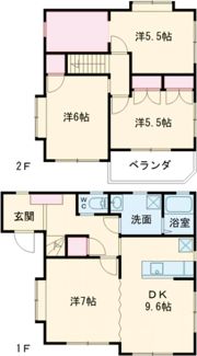 ライフパーク川袋の間取り画像