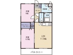 サンモールの間取り画像