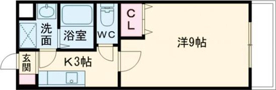 カウベルⅦの間取り画像