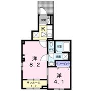 プレミネンスⅡの間取り画像