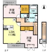 Wins Hills Bの間取り画像