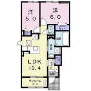 ゾンネンブルーメの間取り画像