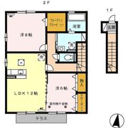 アラモード Bの間取り画像