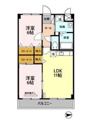 ケイパレスⅡの間取り画像