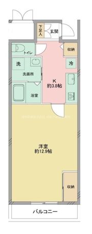 まきの木館うたりの間取り画像