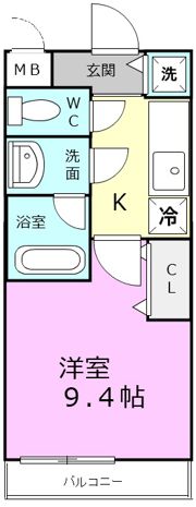 ティエラハウス西小二里の間取り画像