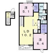 エアリスⅡの間取り画像